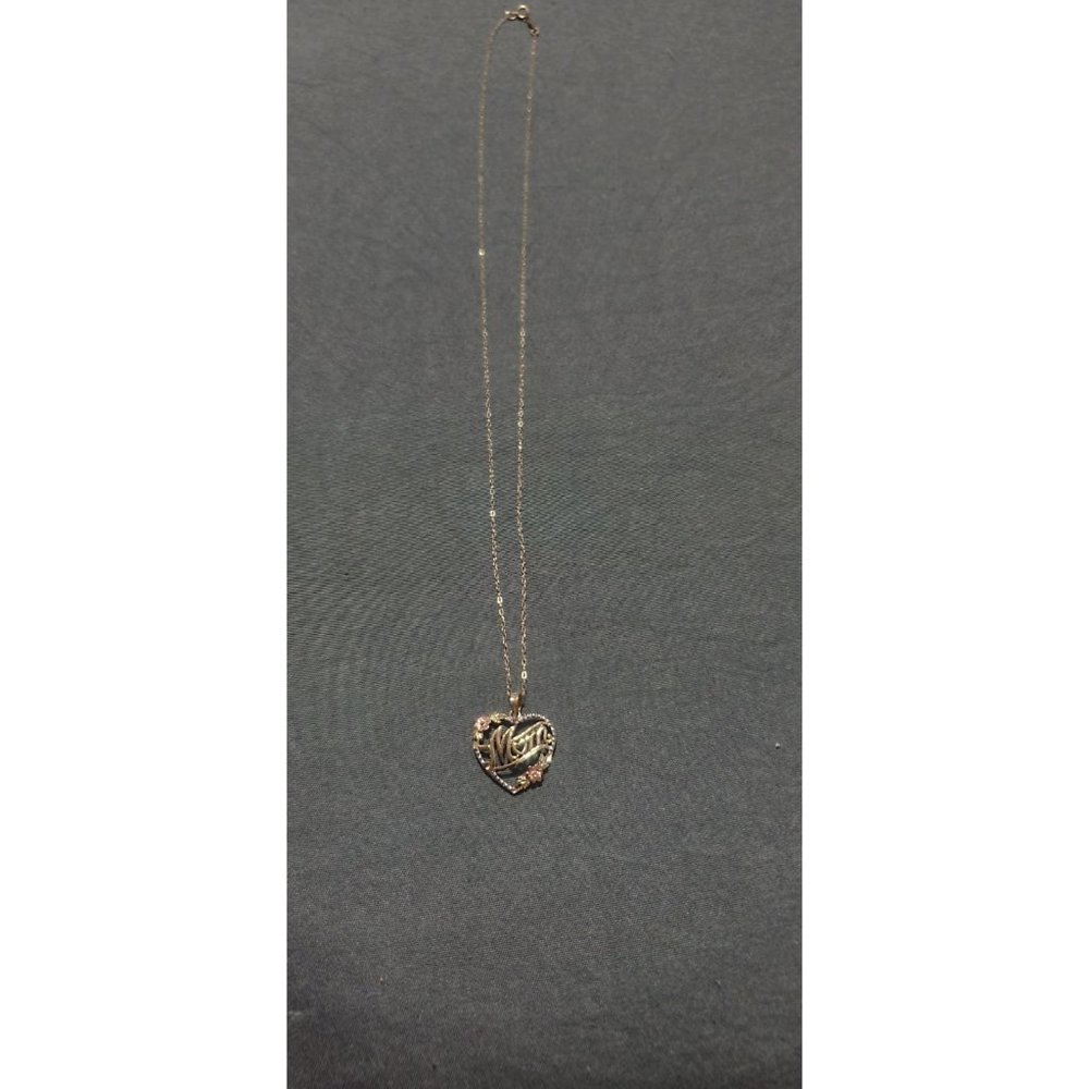 10k Gold "Mom" Necklace